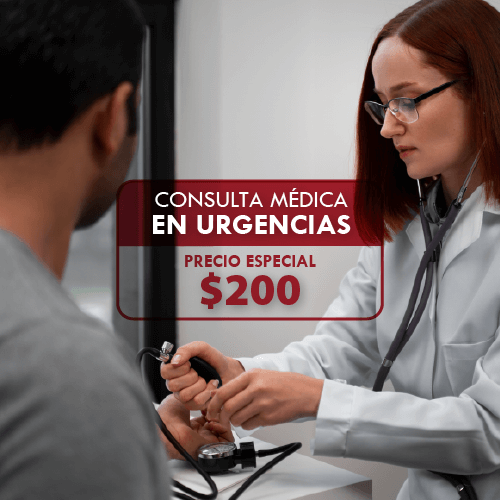 Consulta de Urgencias en $200